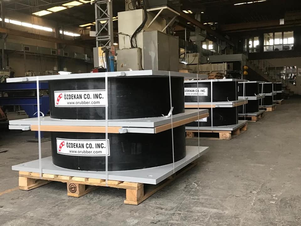 Seismic Isolators Seismic İsolation HDRB High Damping Rubber