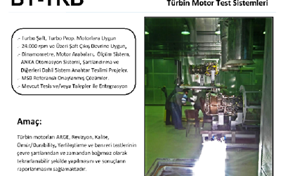Türbin Motor Test Sistemleri