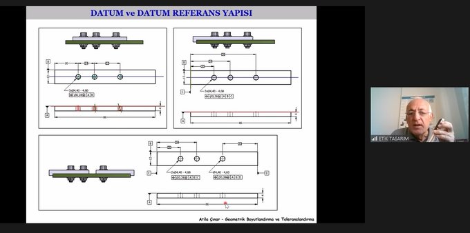 2021 Yılı Eğitim Takvimimiz Kapsamında Geometrik Boyutlandırma ve Toleranslandırma Eğitimlerimiz Tamamlandı