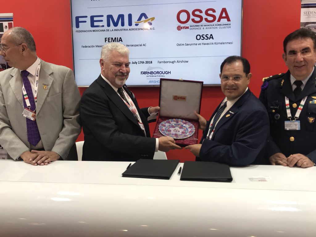 OSSA ve Meksika Federasyonu Havacılık ve Uzay Sanayi Arasında İşbirliği Anlaşması İmzalandı