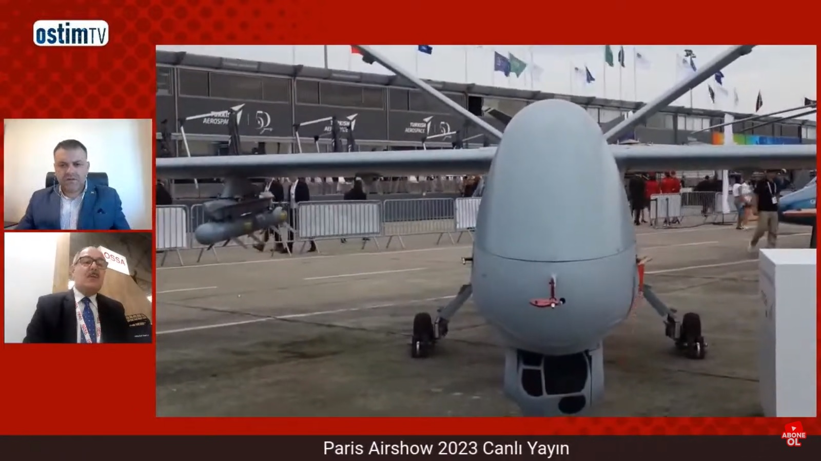 Paris Airshow 2023'den OSTİM OSB Youtube Kanalının Canlı Yayınına Bağlandık
