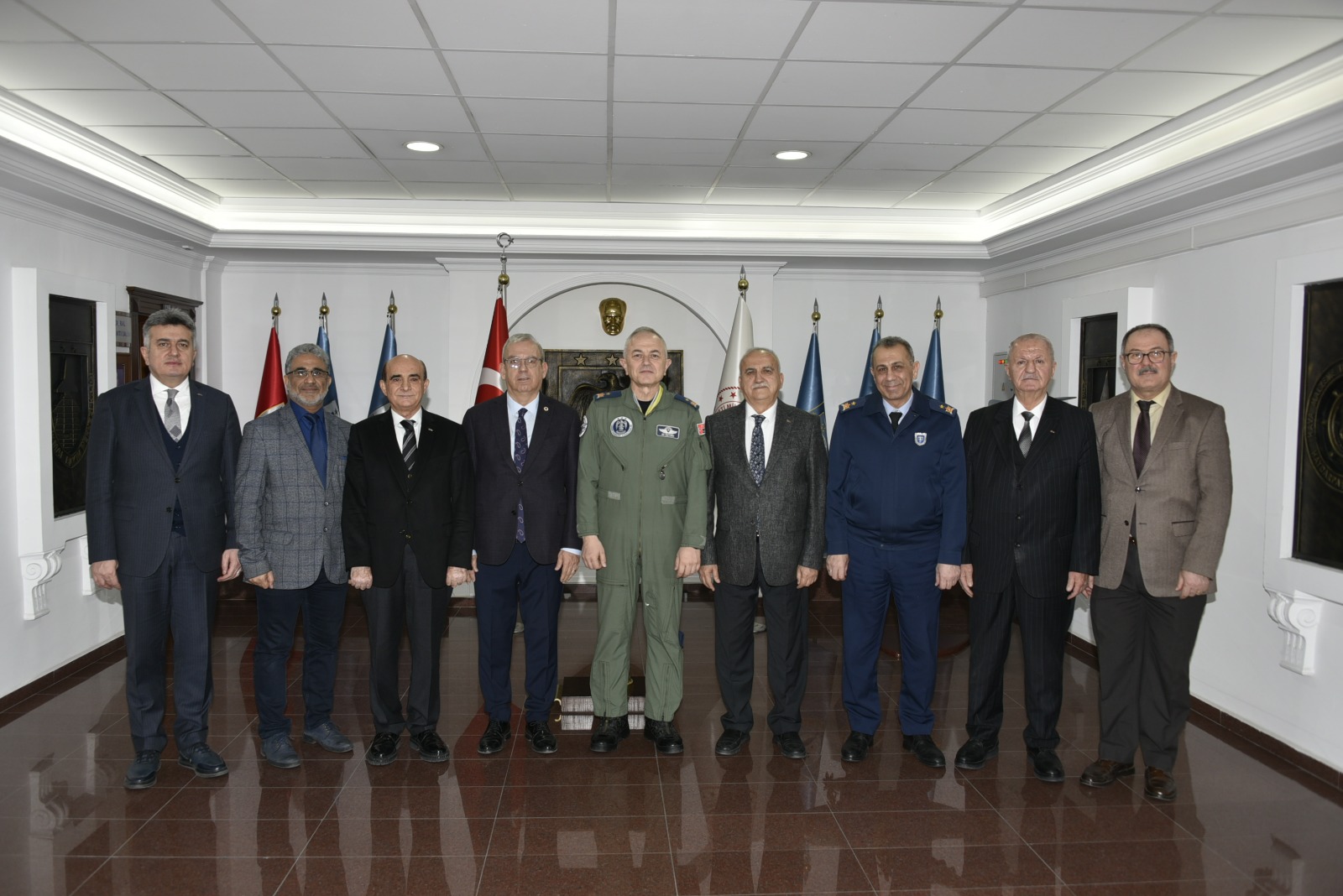 OSTİM'in Hava Lojistik Komutanı Tuğgeneral Ali Öztürk’ü Ziyareti