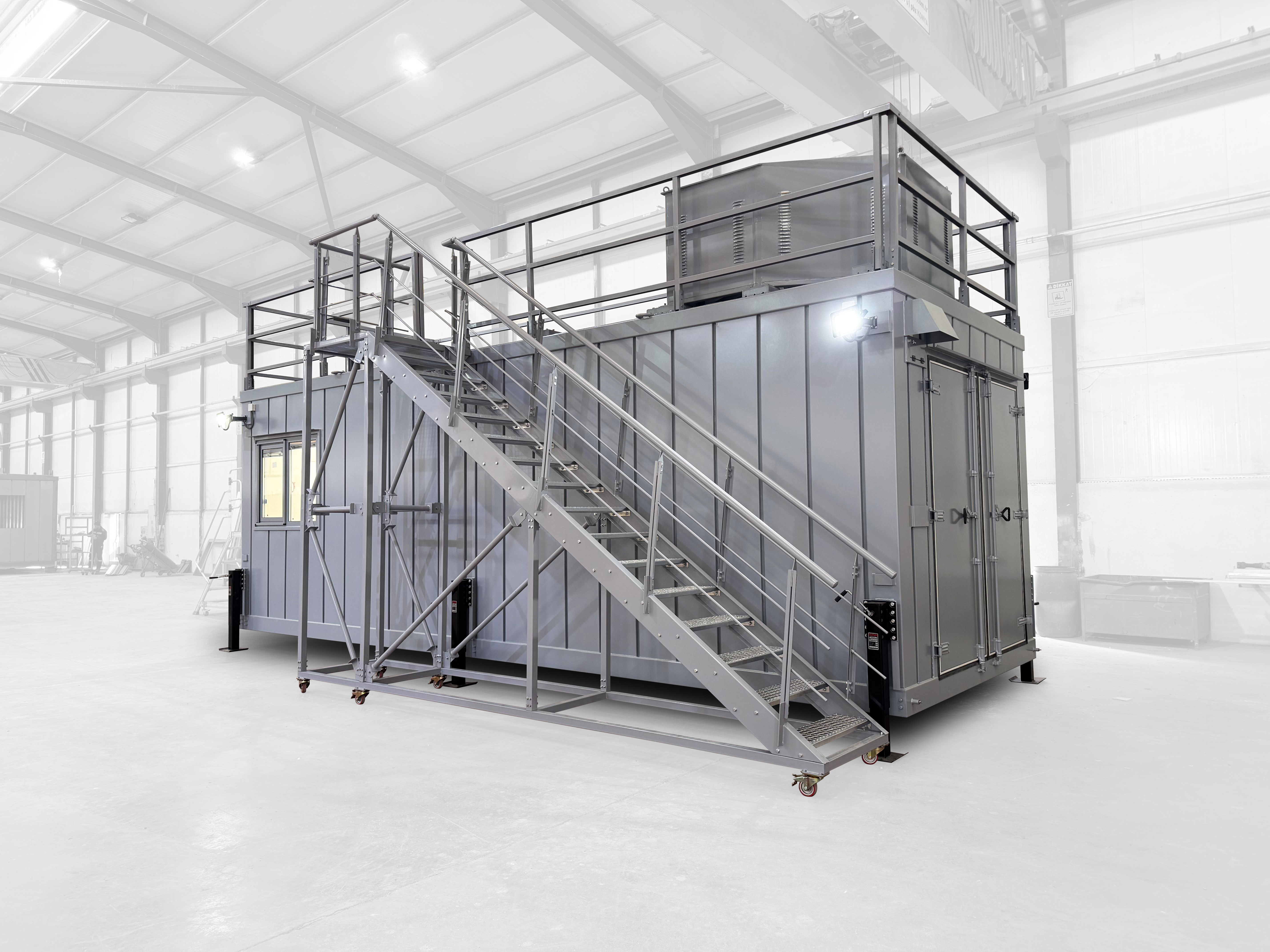 Teknik Platformlu Modüler Konteyner Sistemi