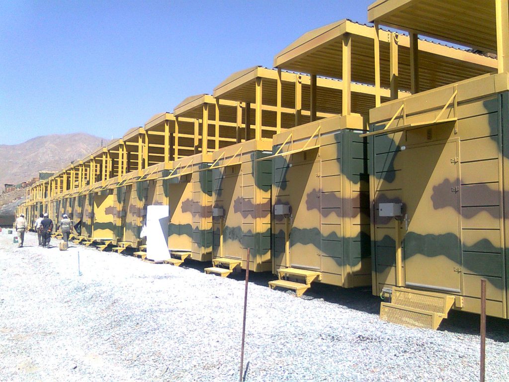 Geçici Üs Bölgesi Çelik Yapıları (Temporary Base Structures)