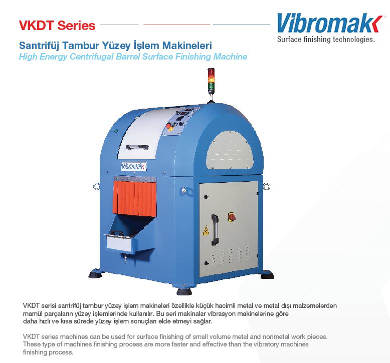 Santrifüj Tambur Yüzey İşlem Makinaları 