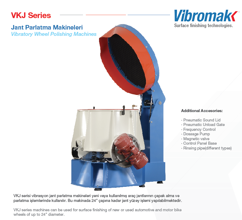 Vibrasyon Jant Parlatma Makinası