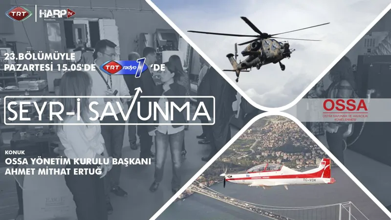 Yönetim Kurulu Başkanımız TRT Radyo1 Seyr-i Savunma programına konuk olacak!