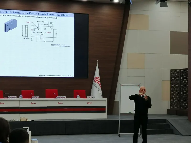 Geometrik Boyutlandırma ve Toleranslandırma Eğitimimiz Başladı