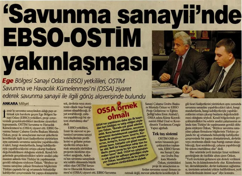 Savunmada EBSO-OSSA Ziyareti