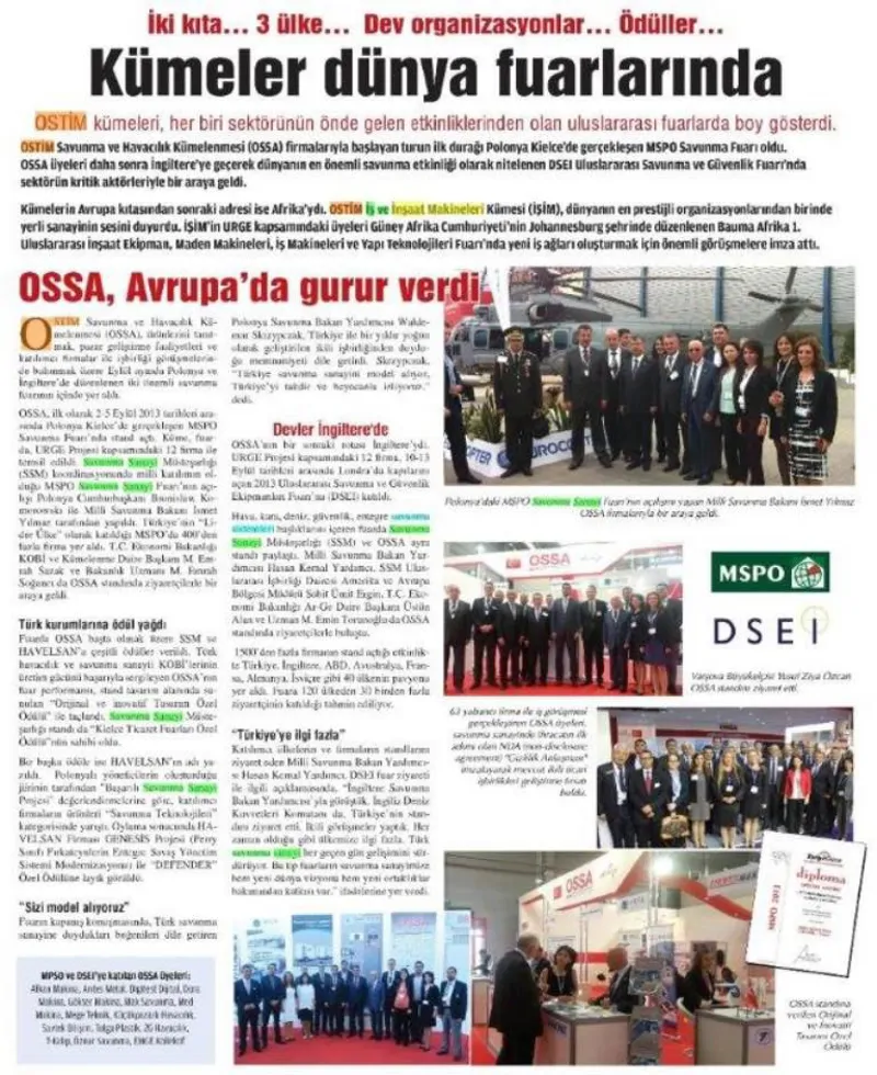 OSSA Made Us Proud in Europe