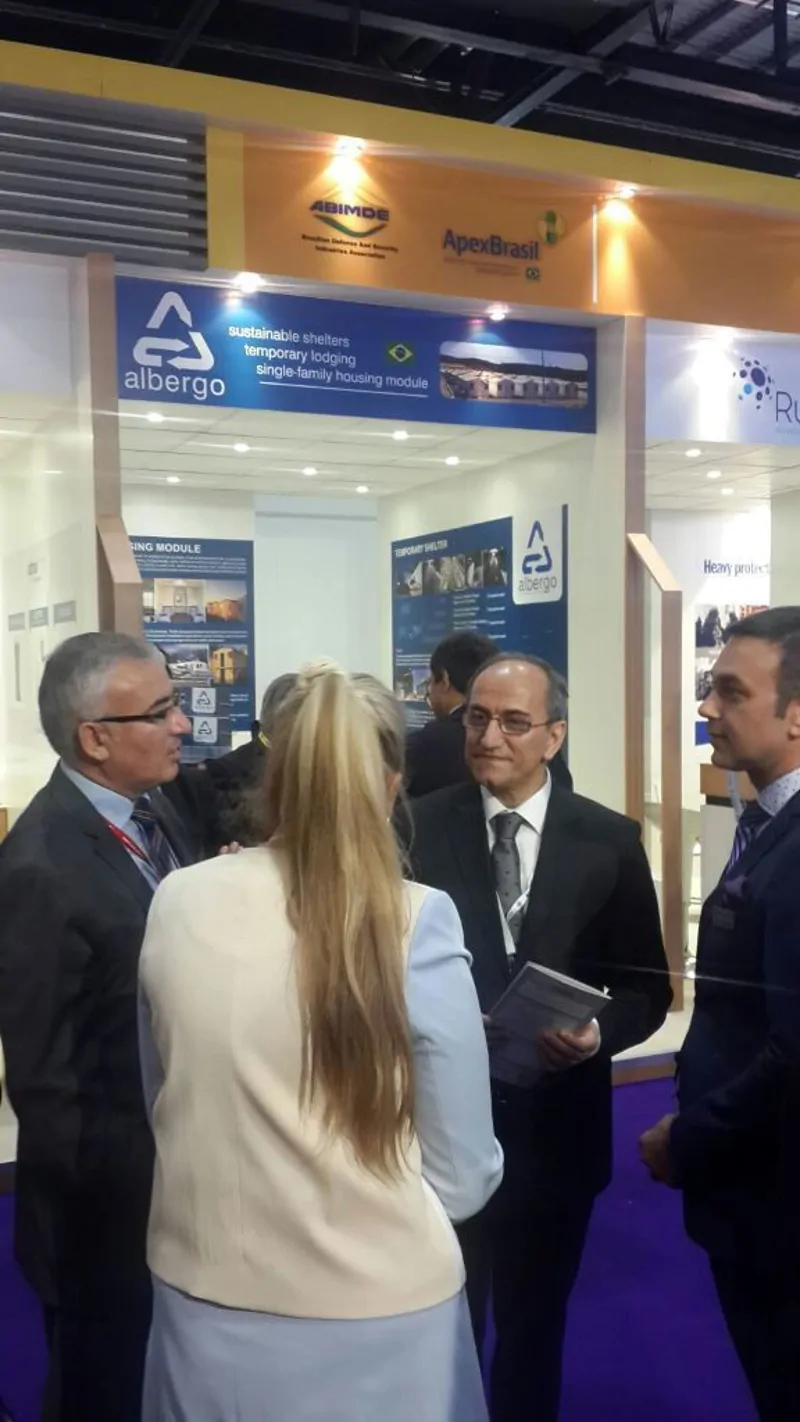 The British Ambassador to Türkiye visited OSSA at the DSEI trade fair.