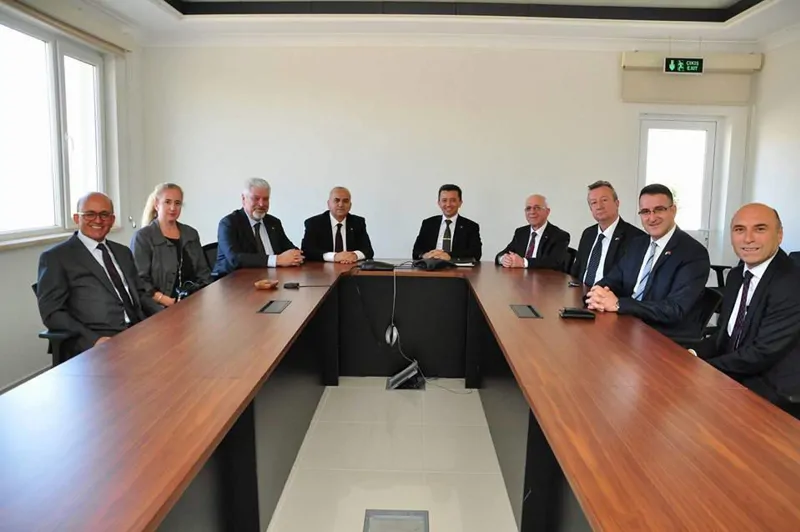 The OSSA Board of Directors visited the Ankara Aerospace and Aviation Specialized Organized Industrial Zone Directorate (HAB).