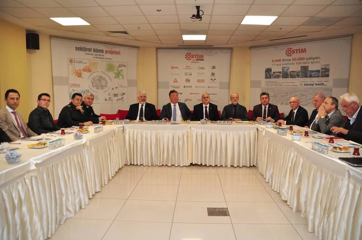 Mr. Murat AKKAYA, General Manager of Military Factories, met with the management of OSTİM Organized Industrial Zone and OSSA.