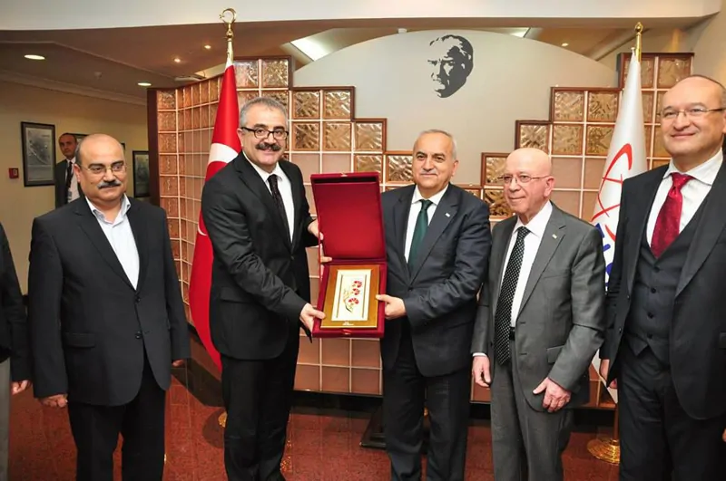 OSTİM OSB and OSSA managements paid a visit to HAVELSAN Chairman of the Board Prof. Dr. Abdullah ÇAVUŞOĞLU.