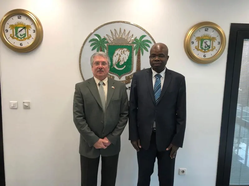 We visited the Embassy of Ivory Coast in Ankara.