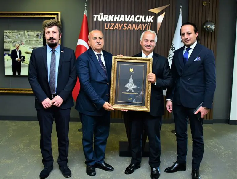 We visited the General Manager of Turkish Aerospace Industries.