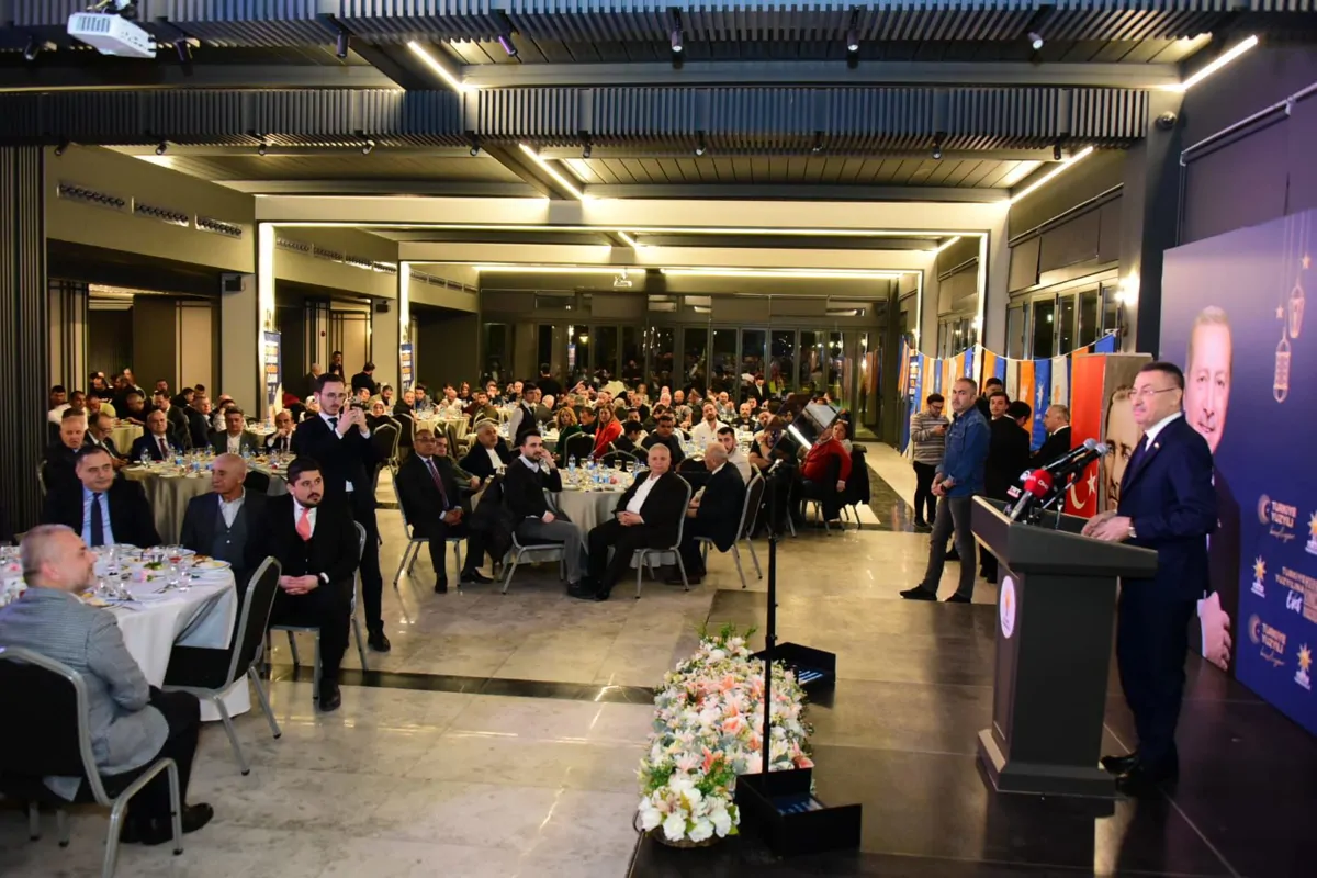 We attended the iftar program held with the participation of Vice President Fuat Oktay.