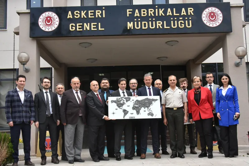 We visited Mr. İmdat Ersoy, the General Manager of Military Factories.