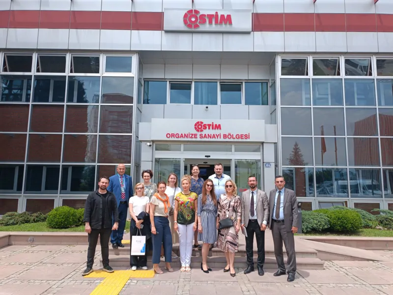 Tatiana Balabanova, Coordinator of Overseas Business Visits at the Russian Ministry of Economy, visited OSTİM.