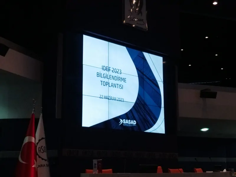 IDEF 2023 Bilgilendirme Toplantısına Katıldık