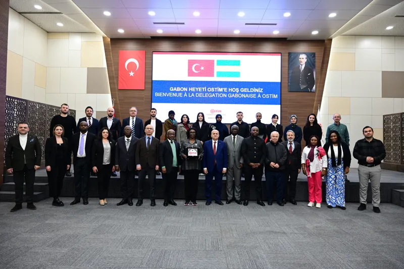 Gabon Yüksek Öğretim Bakanı Mesleki Eğitim Gündemiyle OSTİM’i Ziyareti