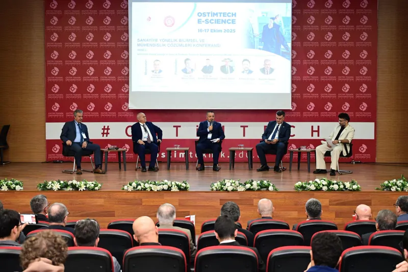 OSTİMTECH E-SCIENCE 2025 Sanayiye Yönelik Bilimsel ve Mühendislik Çözümleri Konferansına Katılım Sağlandı