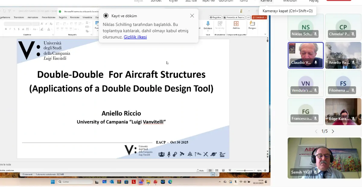 EACP Composites Webinarına Katılım Sağlandı