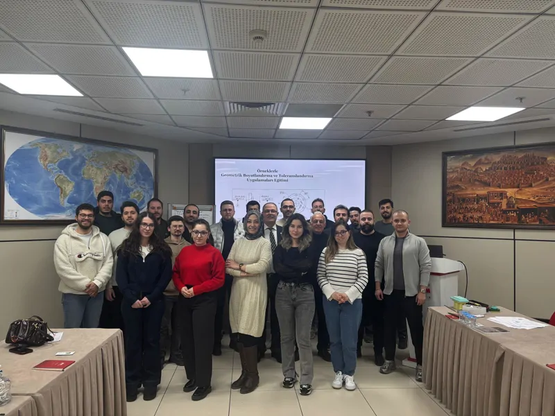 Geometrik Boyutlandırma ve Toleranslandırma Uygulamaları Eğitimi Gerçekleştirildi