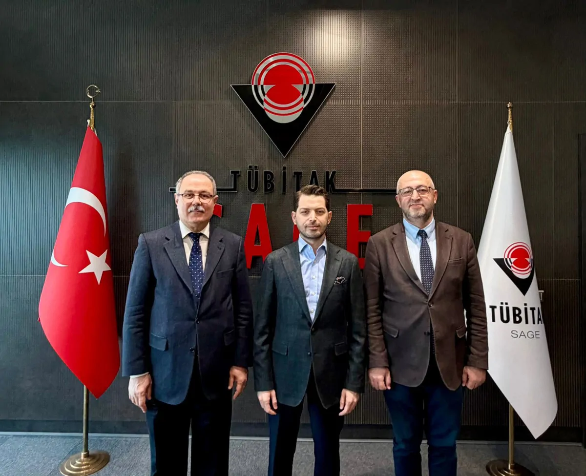 TÜBİTAK Savunma Sanayii Araştırma ve Geliştirme Enstitüsü Müdürü Kemal Topalömer Ziyareti