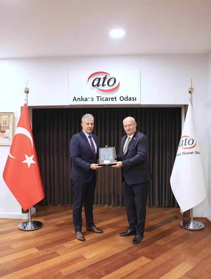 Ankara Ticaret Odası (ATO) Yönetim Kurulu Başkanı Gürsel Baran Ziyareti