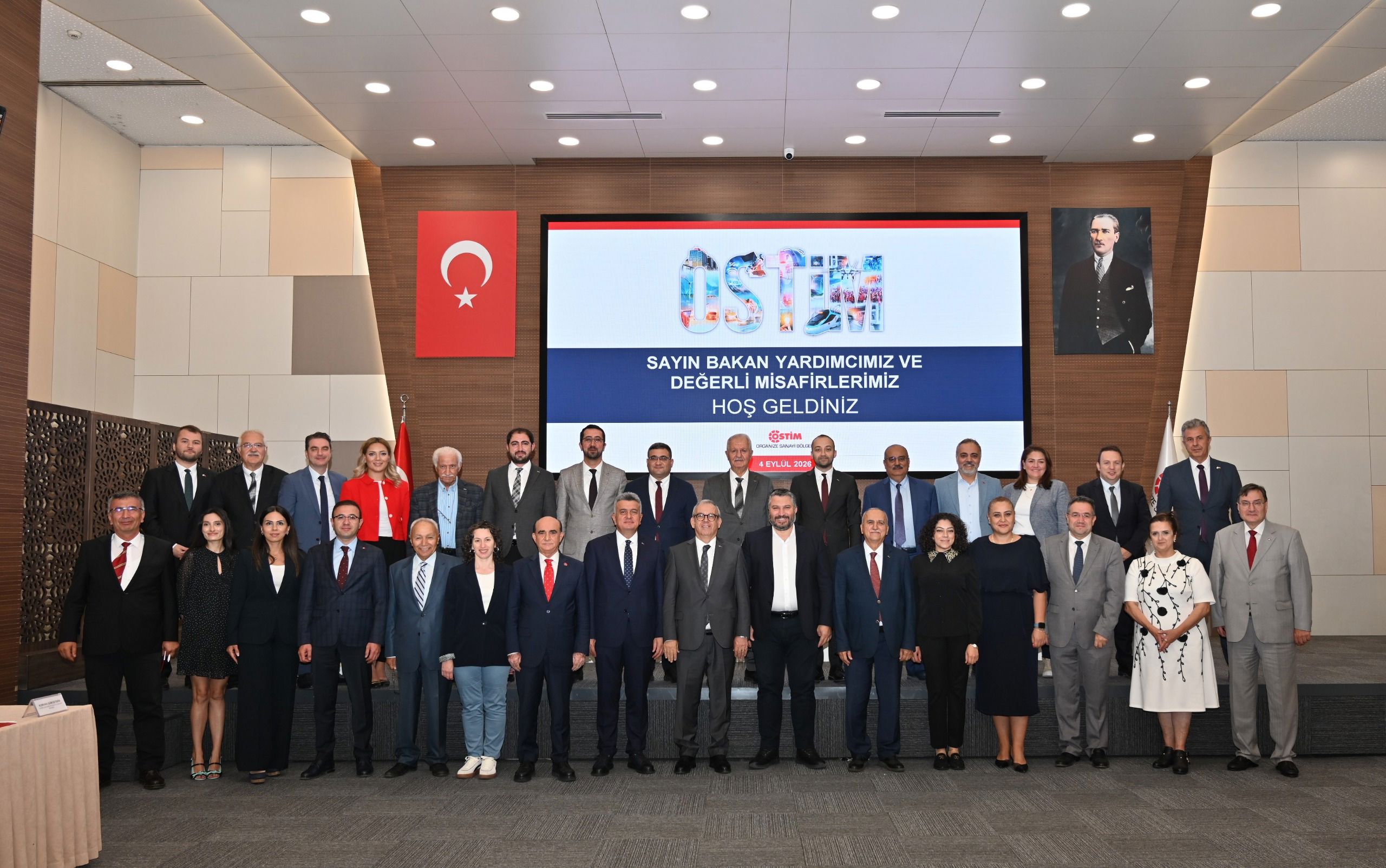T.C. Sanayi ve Teknoloji Bakan Yardımcısı Oruç Baba İnan'ın OSTİM Ziyareti