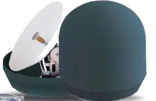 Deniz araçları Için yüksek kazançlı 63 cm SOTM anten