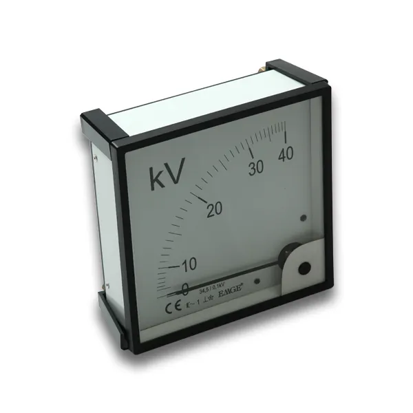 AC Analog Döner Demirli Voltmetre